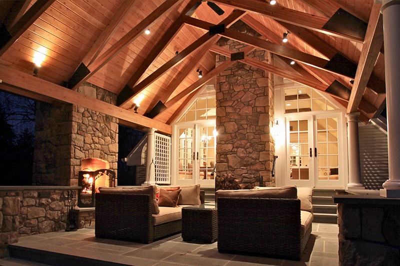 Total Home Transformation with Rustic Outdoor Living Addition