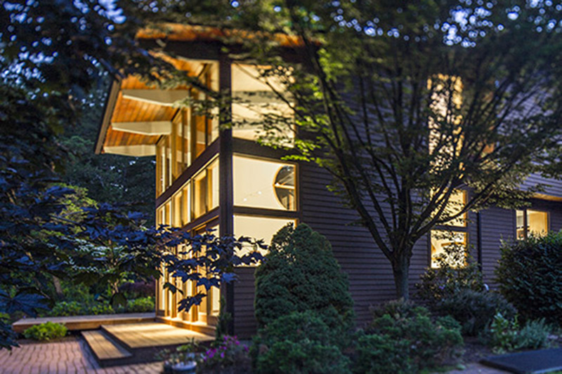Modern Conservatory Remodel with Custom Art Display